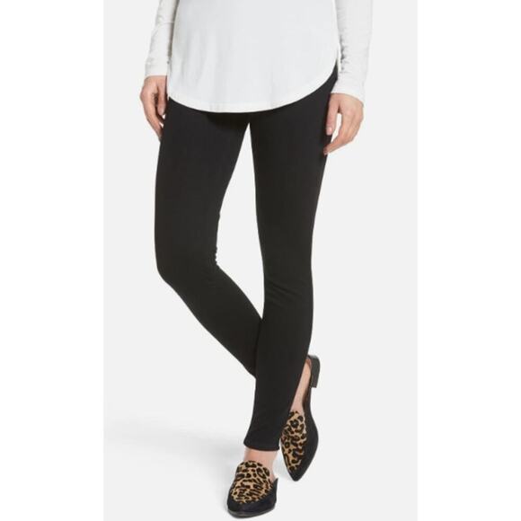 Spanx Ankle Black Ponte Midrise Skinny Leg Jeggings Women Sz M 20018R - Picture 6 of 13